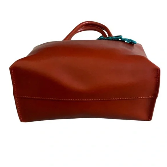 Furla genuine leather small tote Made In Italy - Picture 5 of 8